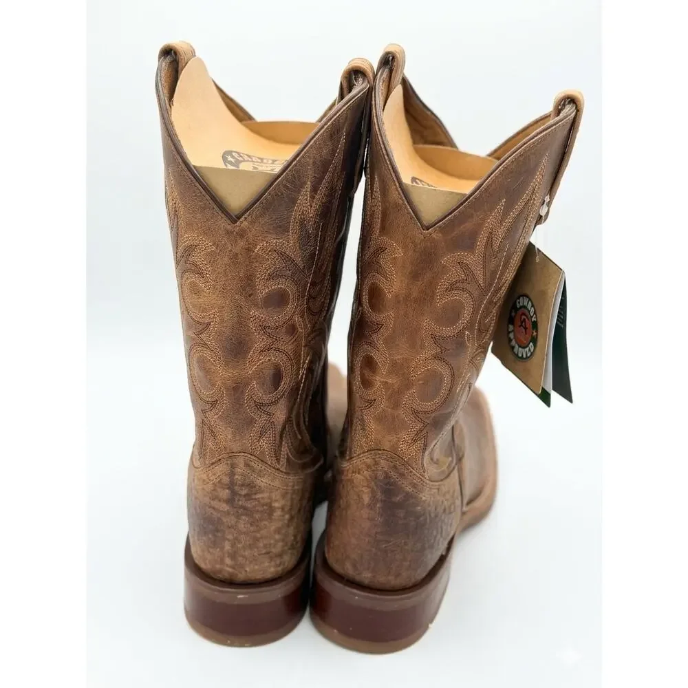 Laredo Mens Durant Block Heel Cowboy Boots 9.5